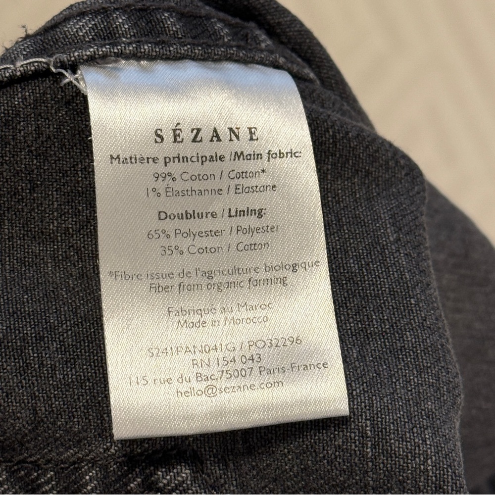 Sezane Le Crop Wide-Leg Jeans - Like new - Picture 6 of 7
